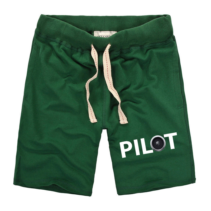 Pilot & Jet Engine Designed Cotton Shorts