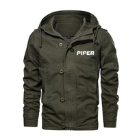 Thumbnail for Piper & Text Designed Cotton Jackets