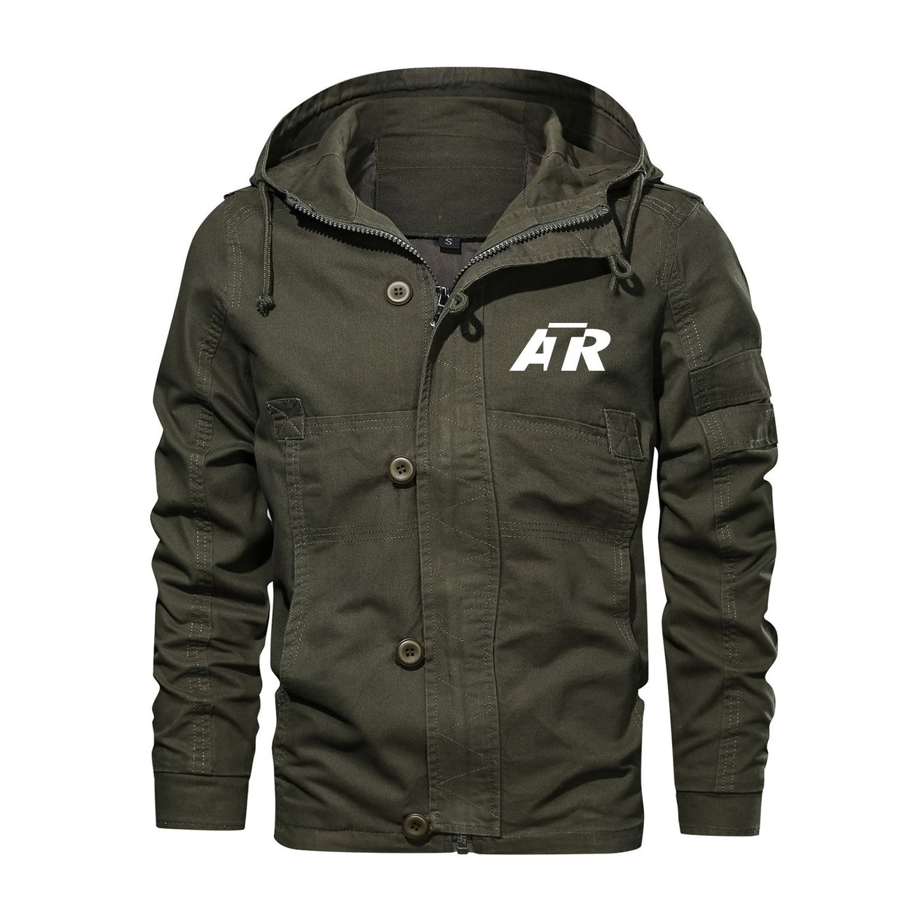 ATR & Text Designed Cotton Jackets