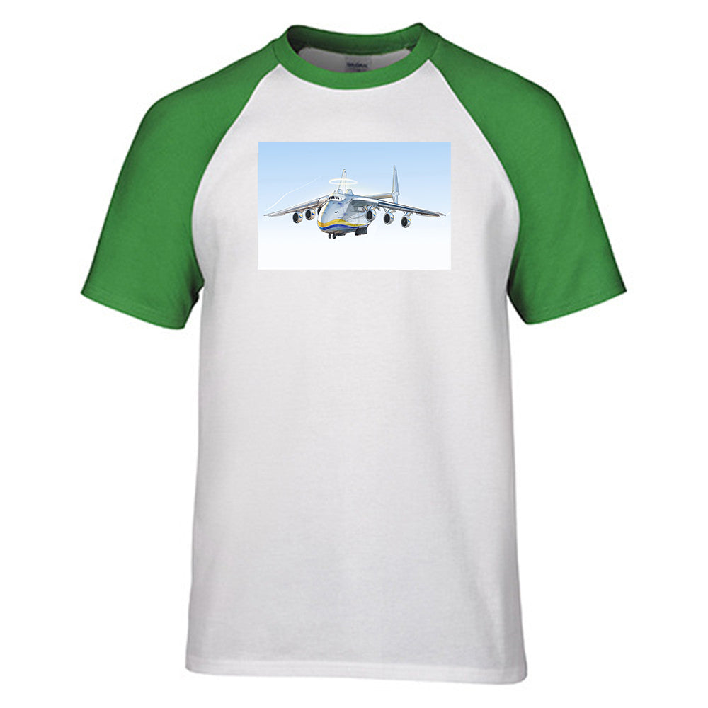 Antonov 225 (52) Designed Raglan T-Shirts