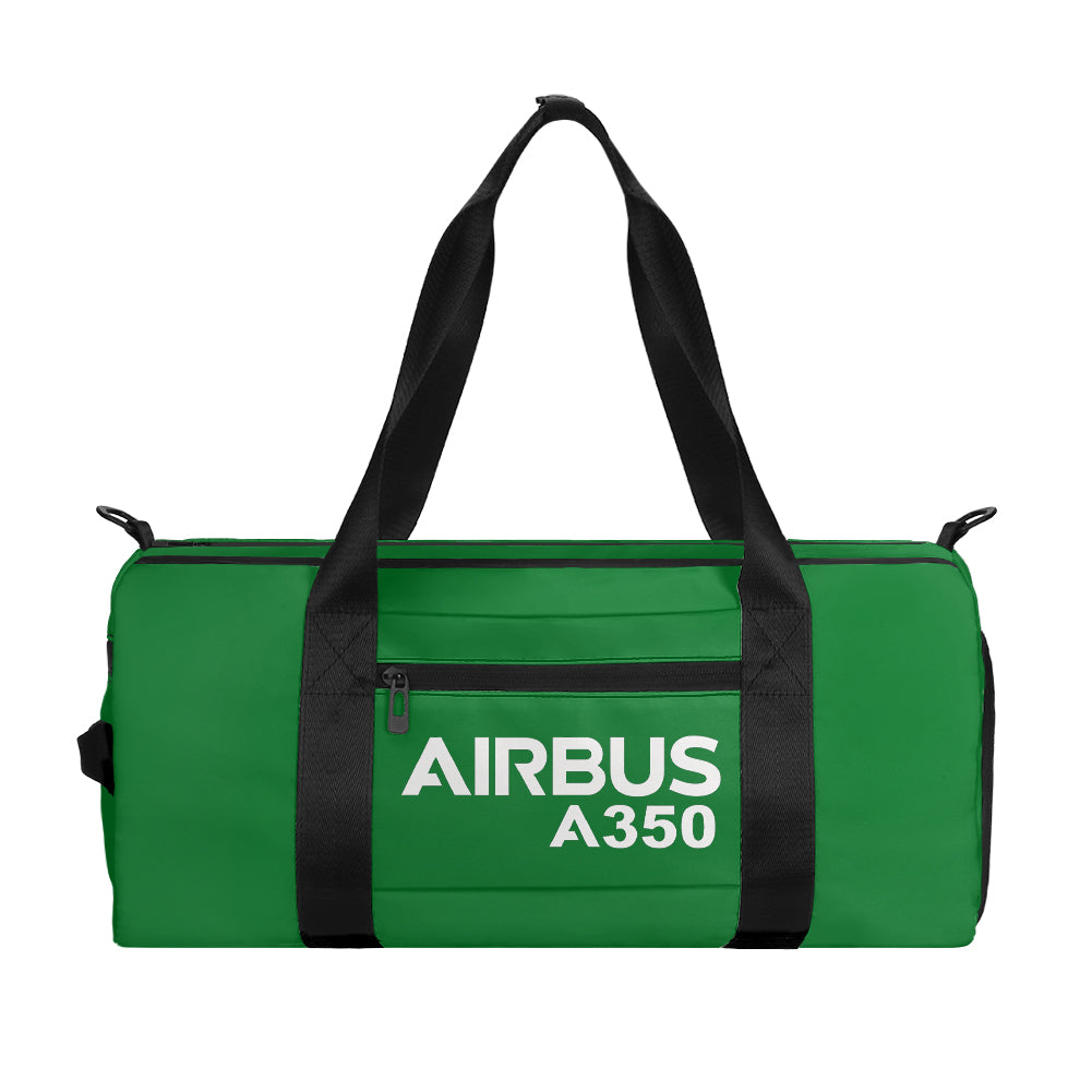 Airbus A350 & Text Designed Sports Bag