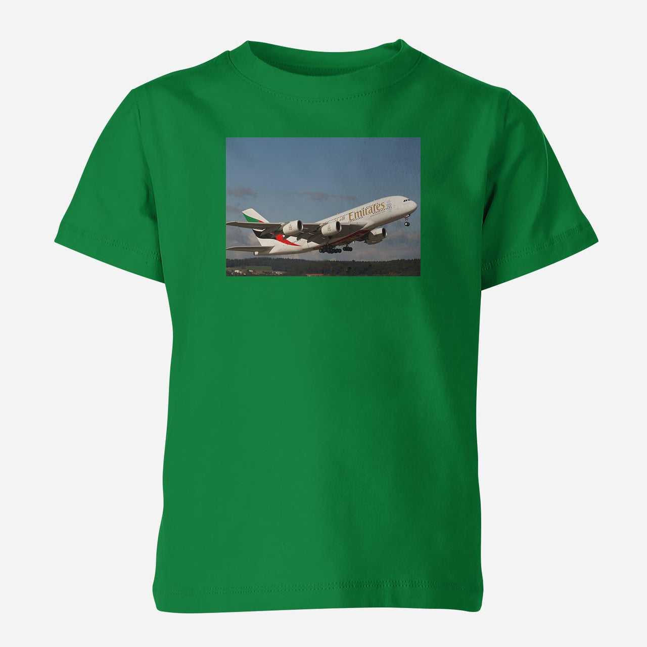 Departing Emirates A380 Designed Children T-Shirts
