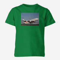Thumbnail for Departing Emirates A380 Designed Children T-Shirts