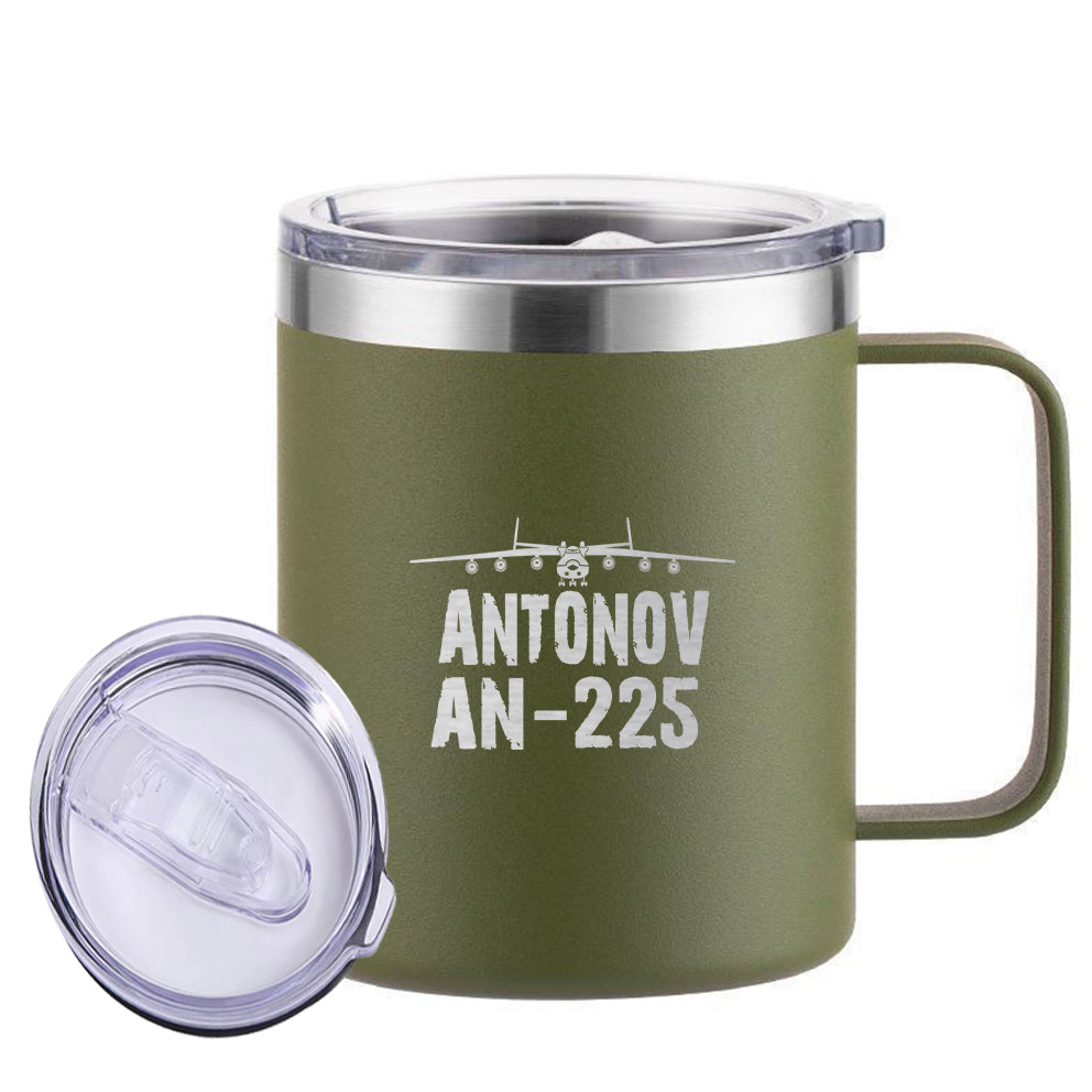 Antonov AN-225 & Plane Designed Stainless Steel Laser Engraved Mugs