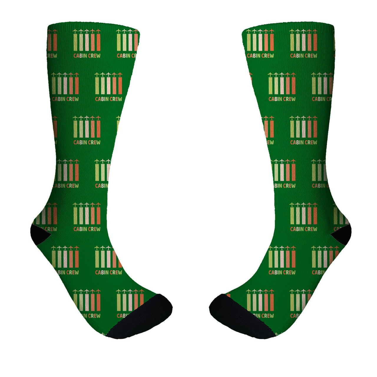 Colourful Cabin Crew Designed Socks