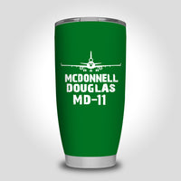 Thumbnail for McDonnell Douglas MD-11 & Plane Designed Tumbler Travel Mugs