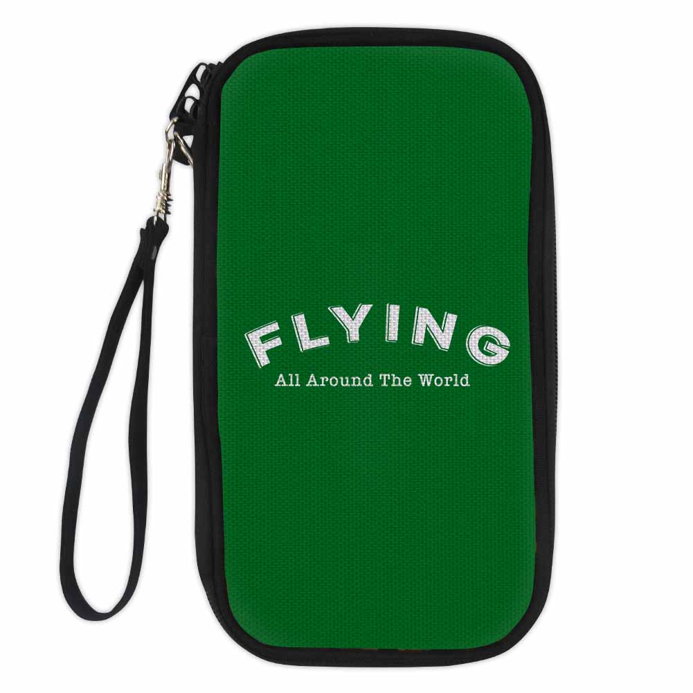 Flying All Around The World Designed Travel Cases & Wallets