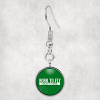 Thumbnail for Born To Fly Forced To Work Designed Earrings