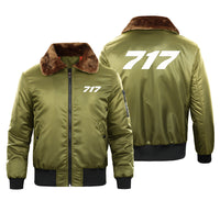 Thumbnail for 717 Flat Text Designed Special Bomber Jackets