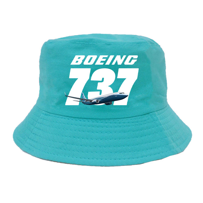 Super Boeing 737+Text Designed Summer & Stylish Hats
