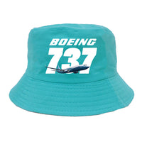 Thumbnail for Super Boeing 737+Text Designed Summer & Stylish Hats