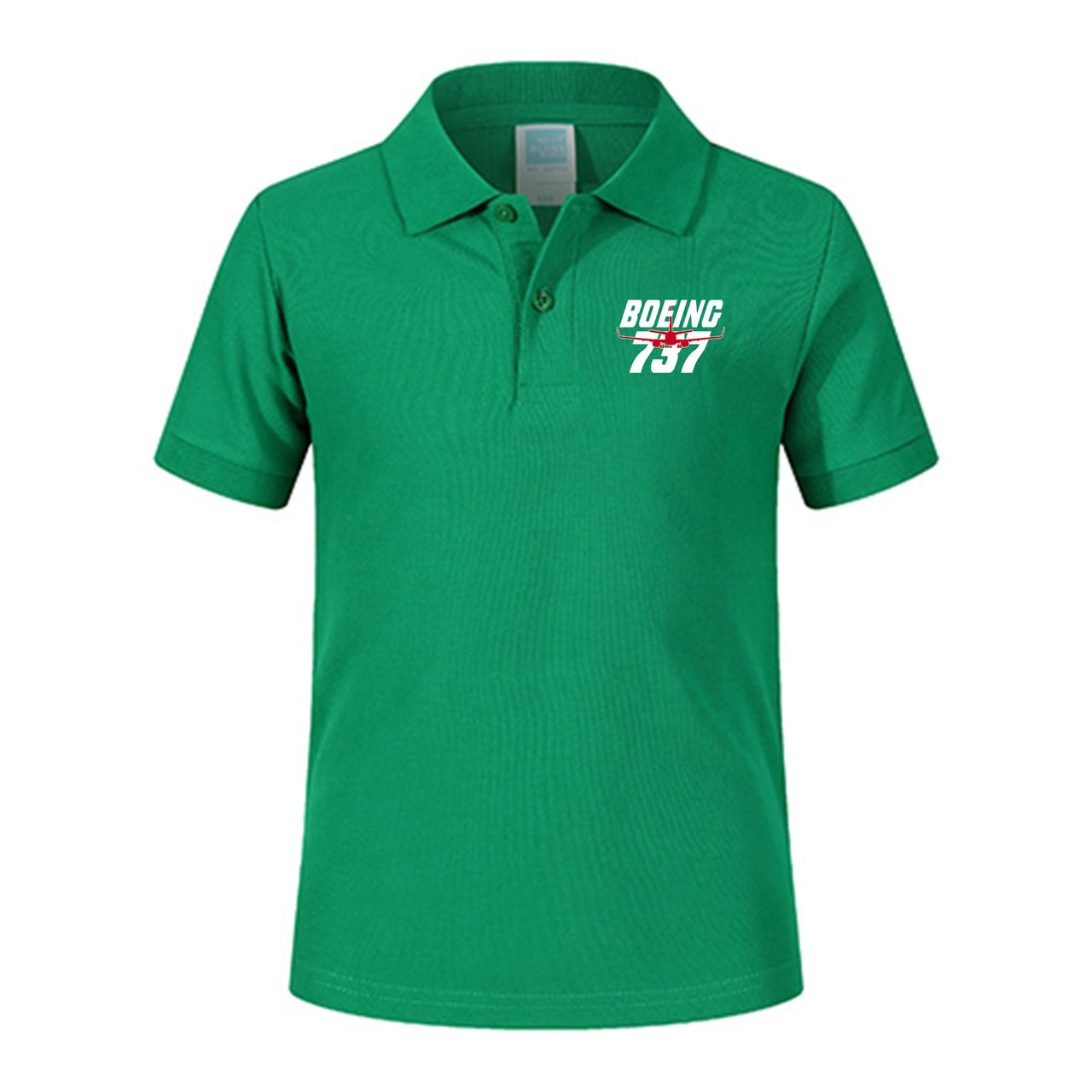 Amazing Boeing 737 Designed Children Polo T-Shirts