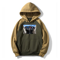 Thumbnail for Cessna 172 Cockpit Designed Colourful Hoodies