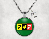 Thumbnail for Flat Colourful 747 Designed Necklaces