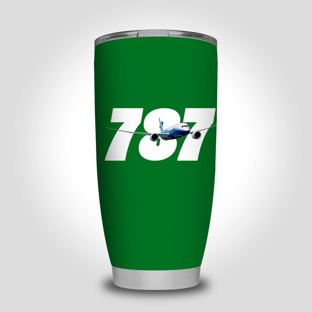 Super Boeing 787 Designed Tumbler Travel Mugs