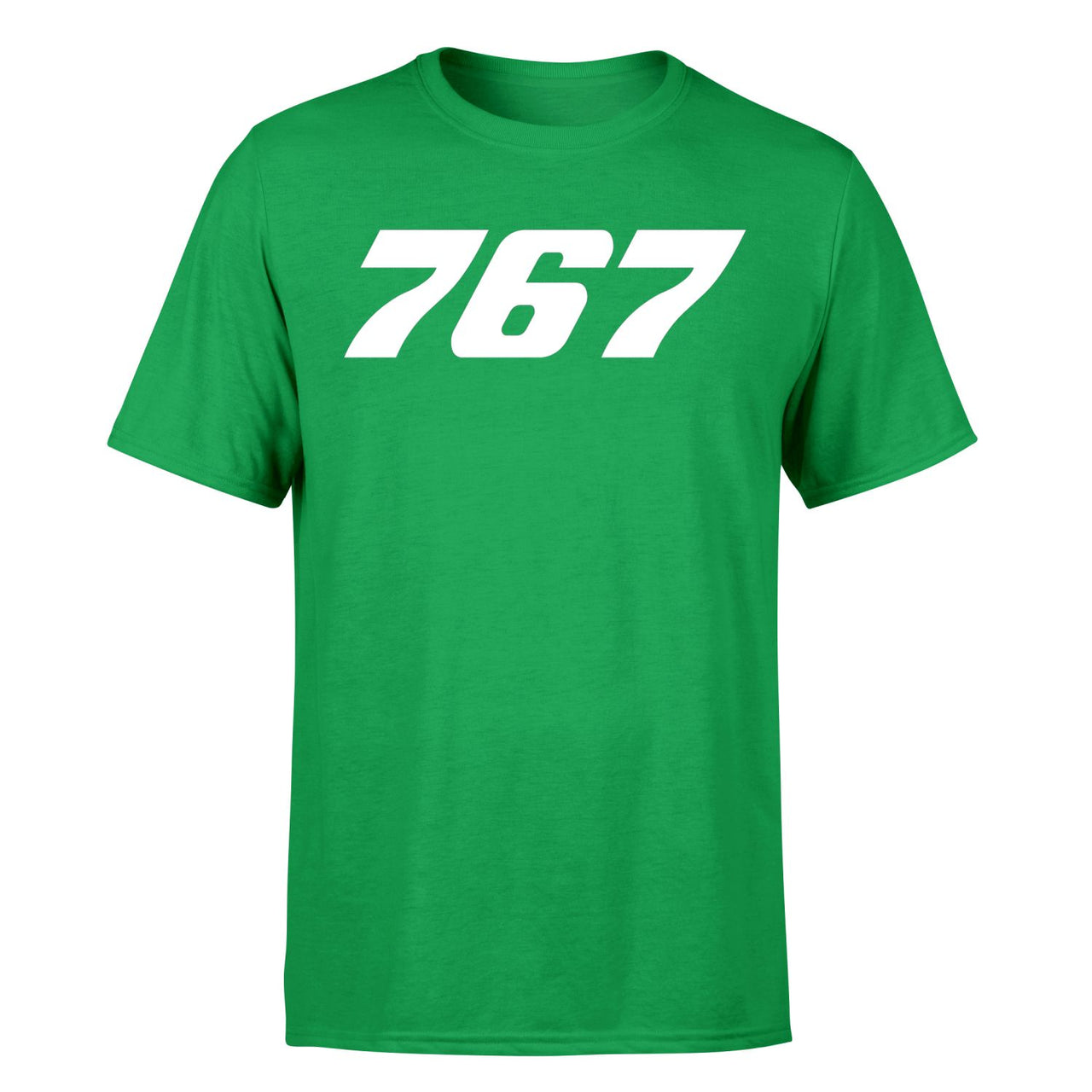 767 Flat Text Designed T-Shirts