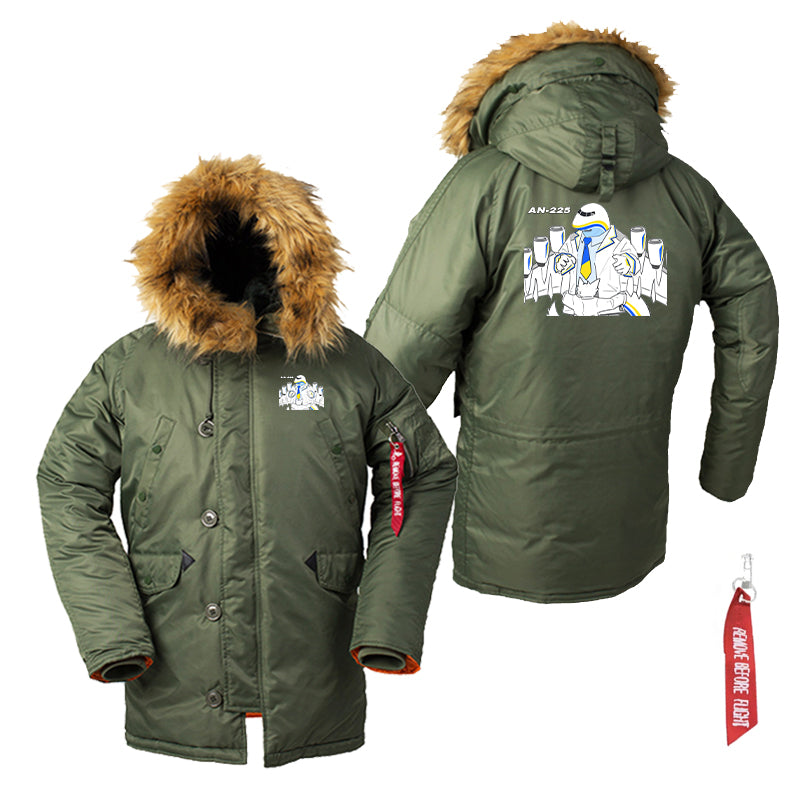 Antonov AN-225 (18) Designed Parka Bomber Jackets