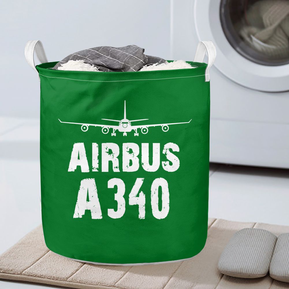 Airbus A340 & Plane Designed Laundry Baskets