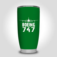 Thumbnail for Boeing 747 & Plane Designed Tumbler Travel Mugs
