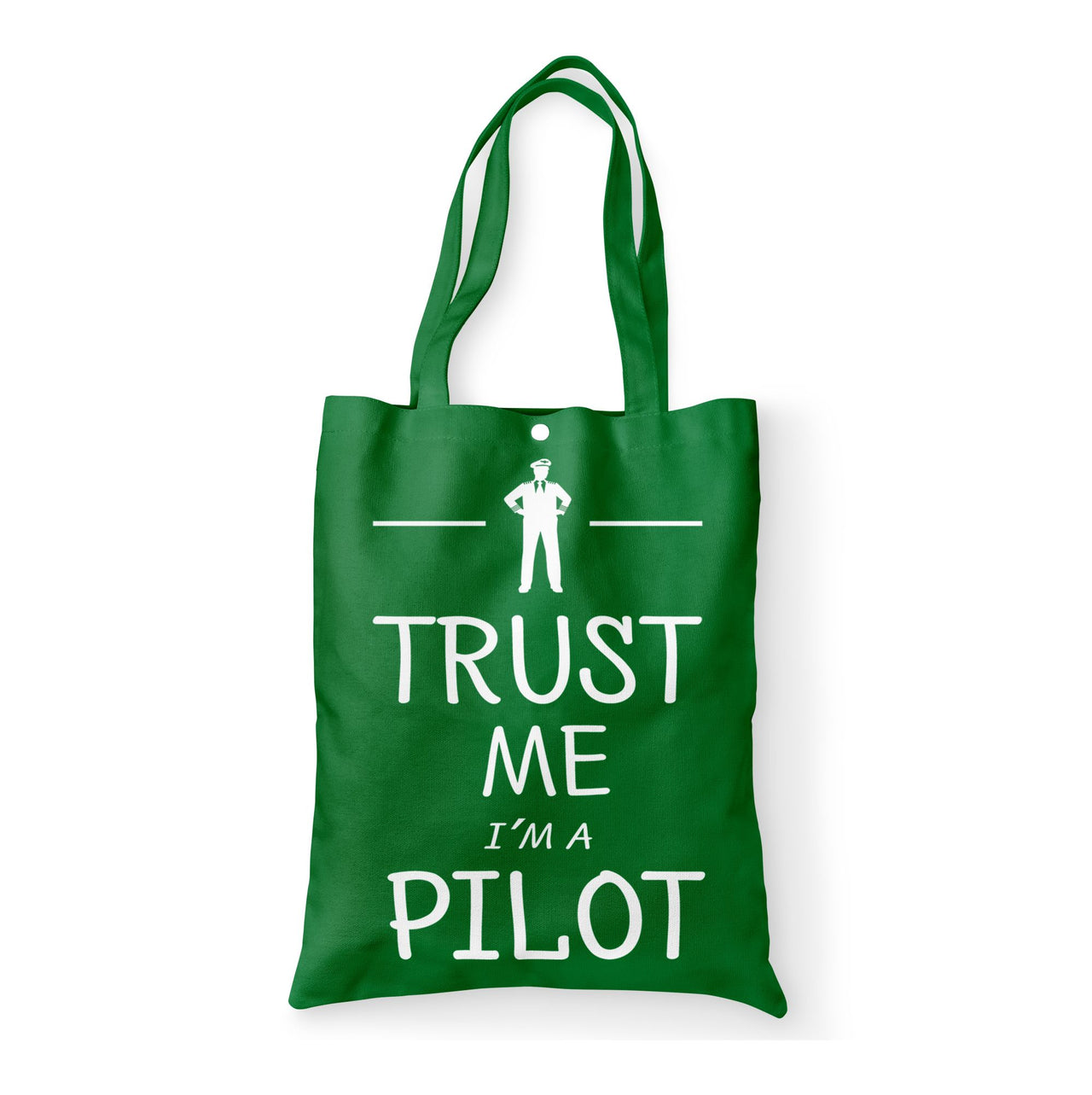 Trust Me I'm a Pilot Designed Tote Bags