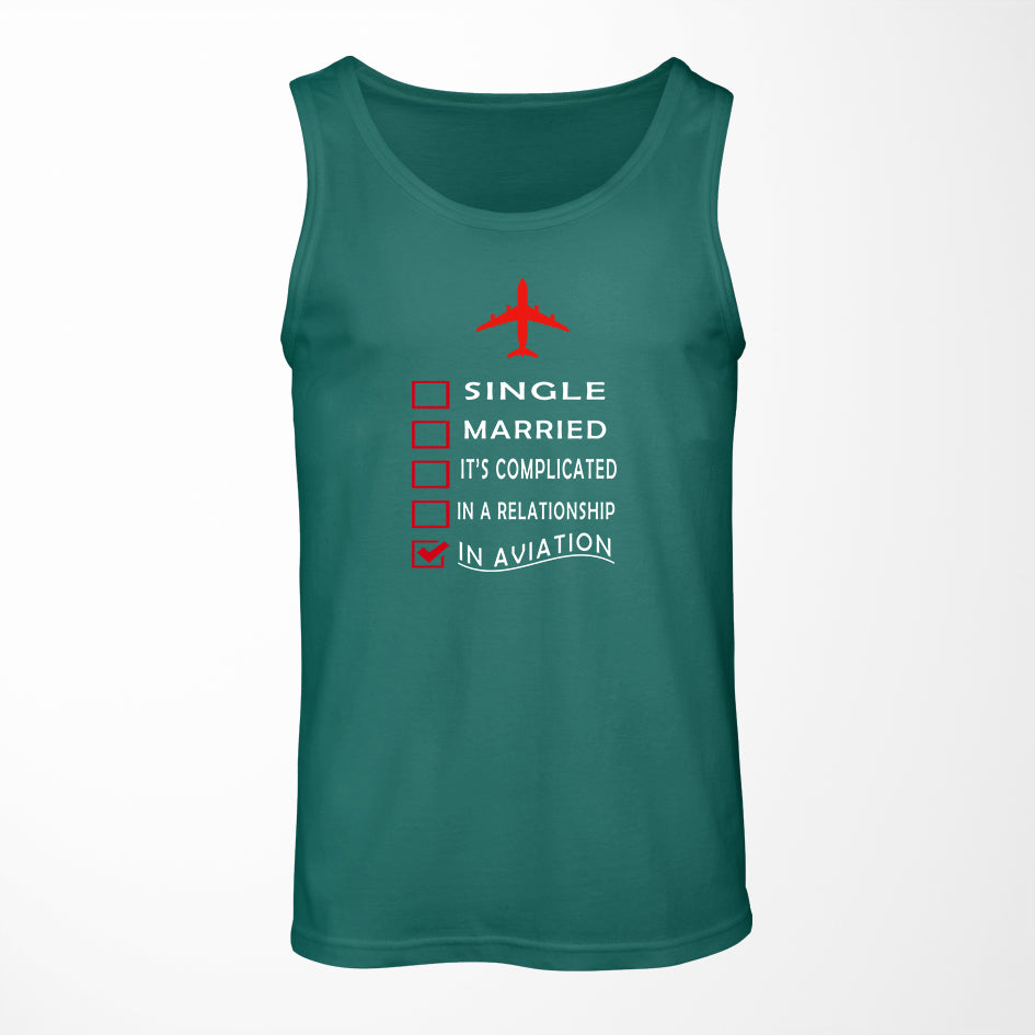 In Aviation Designed Tank Tops
