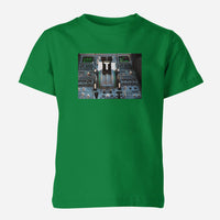 Thumbnail for Airbus A320 Cockpit Designed Children T-Shirts