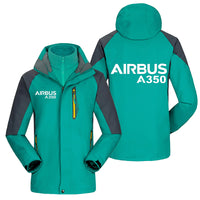 Thumbnail for Airbus A350 & Text Designed Thick Skiing Jackets