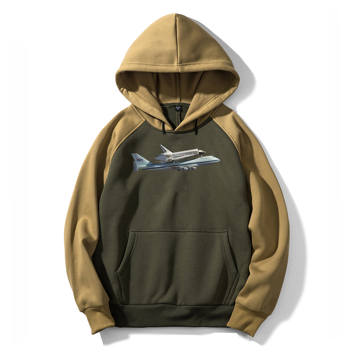 Space shuttle on 747 Designed Colourful Hoodies