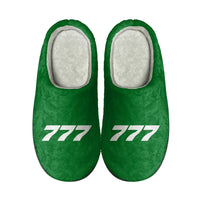 Thumbnail for 777 Flat Text Designed Cotton Slippers