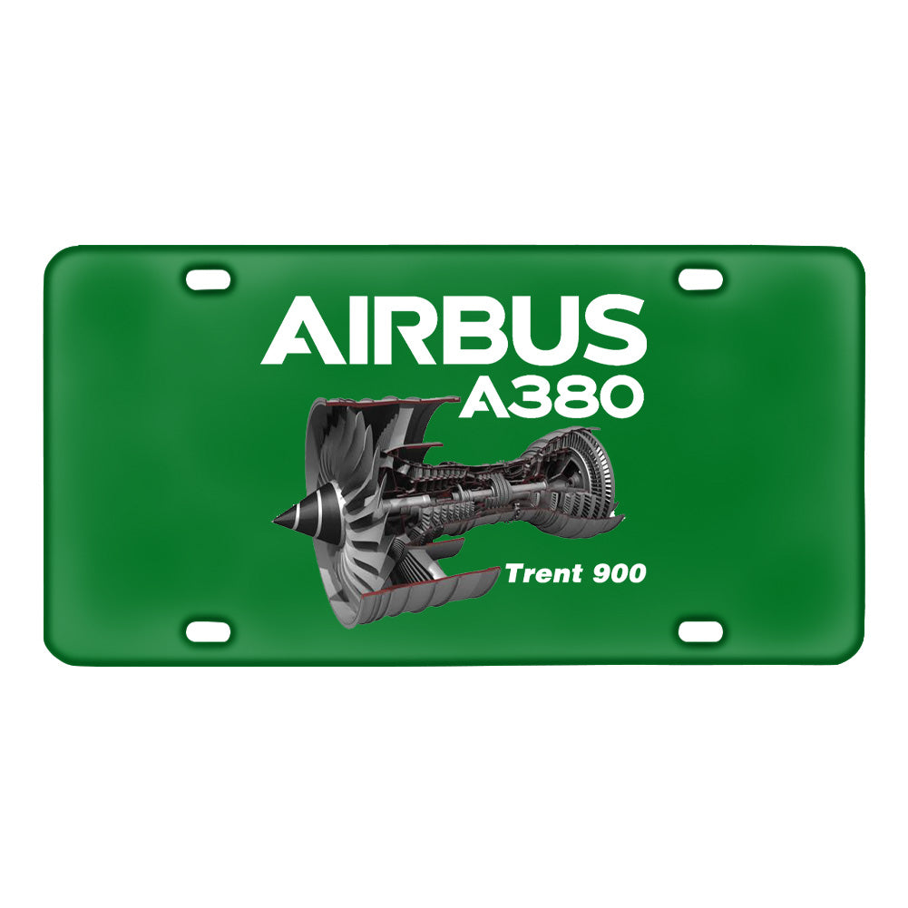 Airbus A380 & Trent 900 Engine Designed Metal (License) Plates