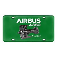 Thumbnail for Airbus A380 & Trent 900 Engine Designed Metal (License) Plates