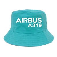Thumbnail for Airbus A319 & Text Designed Summer & Stylish Hats