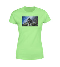Thumbnail for Amazing Military Pilot Selfie Designed Women T-Shirts
