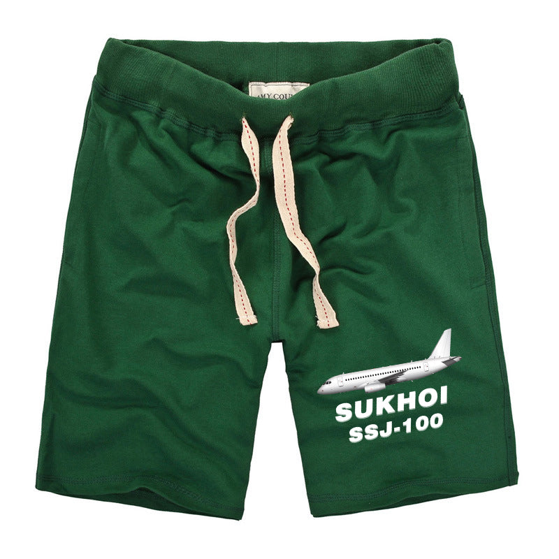 Sukhoi Superjet 100 Designed Cotton Shorts