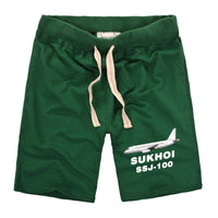 Thumbnail for Sukhoi Superjet 100 Designed Cotton Shorts
