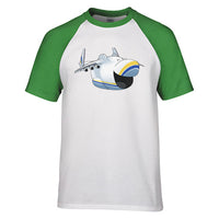 Thumbnail for Antonov 225 Mouth Designed Raglan T-Shirts