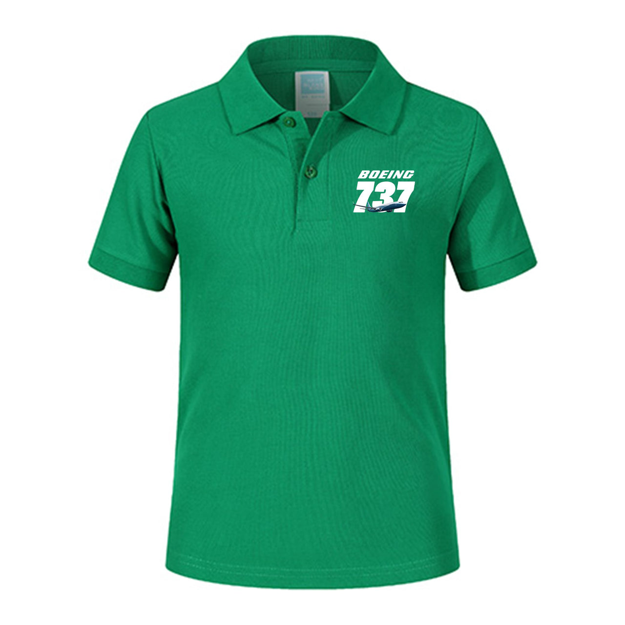 Super Boeing 737+Text Designed Children Polo T-Shirts