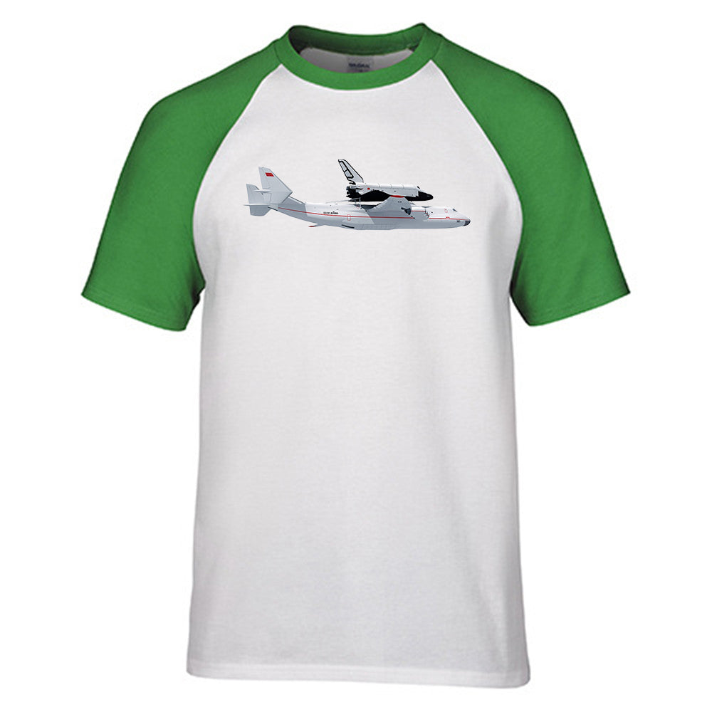 Antonov 225 and Burane Designed Raglan T-Shirts