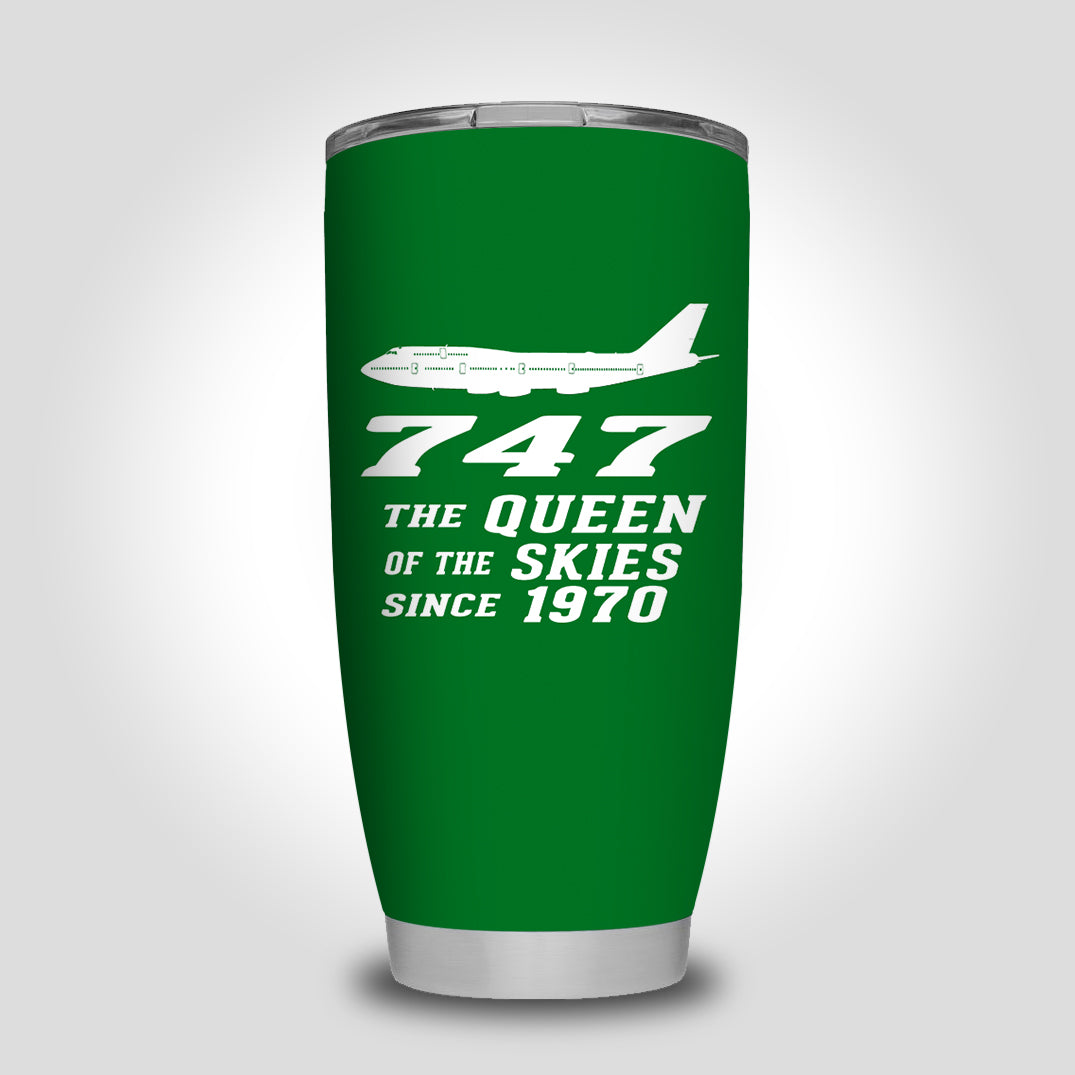 Boeing 747 - Queen of the Skies (2) Designed Tumbler Travel Mugs