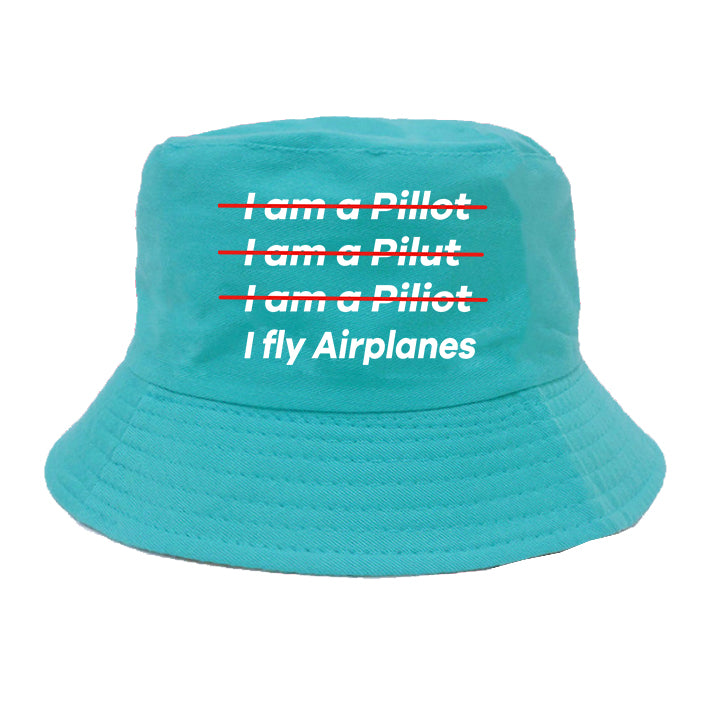 I Fly Airplanes Designed Summer & Stylish Hats