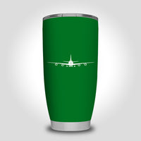 Thumbnail for Boeing 747 Silhouette Designed Tumbler Travel Mugs