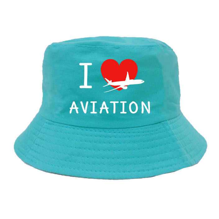 I Love Aviation Designed Summer & Stylish Hats