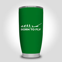 Thumbnail for Born To Fly Glider Designed Tumbler Travel Mugs