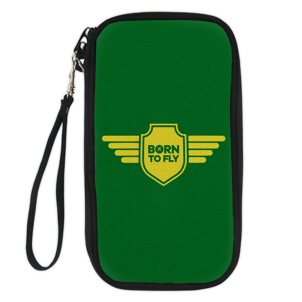 Born To Fly & Badge Designed Travel Cases & Wallets