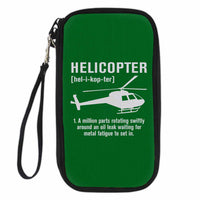 Thumbnail for Helicopter [Noun] Designed Travel Cases & Wallets