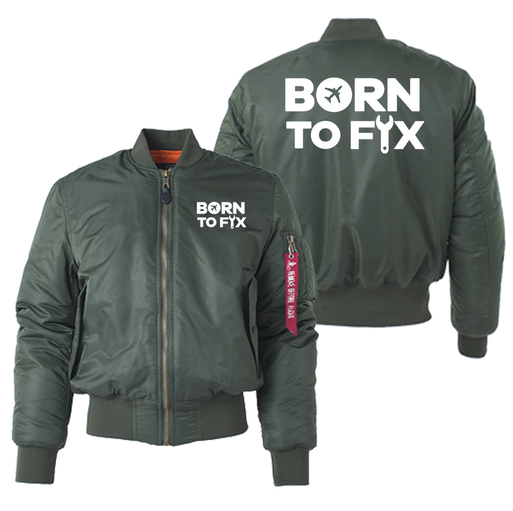 Born To Fix Airplanes Designed "Women" Bomber Jackets