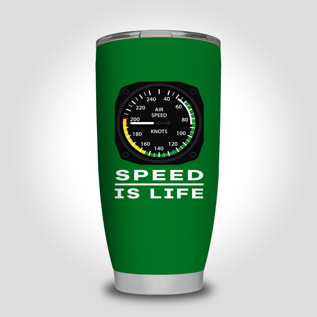 Speed Is Life Designed Tumbler Travel Mugs