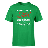 Thumbnail for The Sky is Calling and I Must Fly Designed T-Shirts