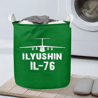Thumbnail for ILyushin IL-76 & Plane Designed Laundry Baskets