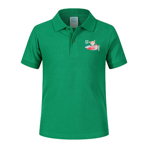 Little Pilot Designed Children Polo T-Shirts